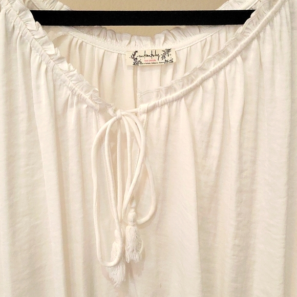 White Free People body suite, size large - Picture 2 of 3